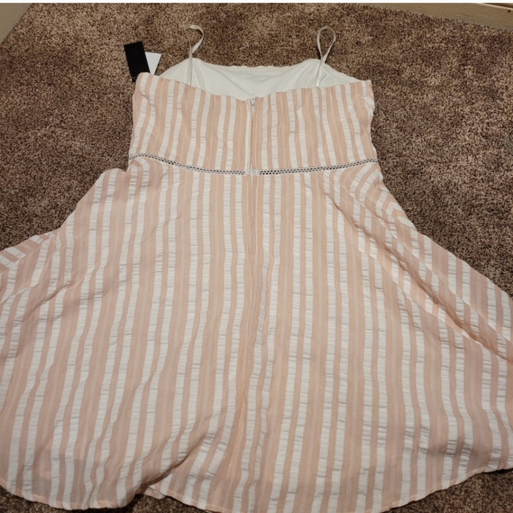 City studio strapless flare dress